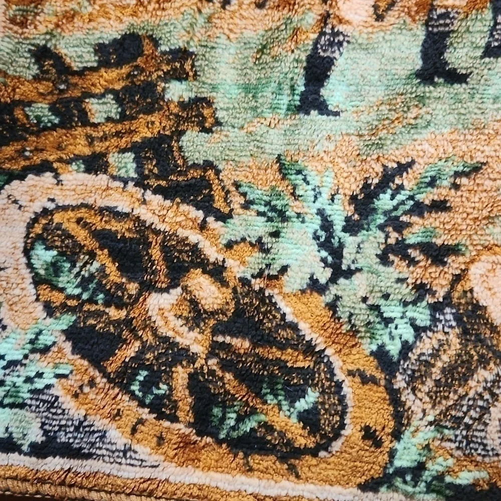 Mid Century Tapestry with Fringe Revolutionary War